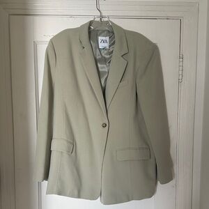 Zara Light Green Pistachio Blazer